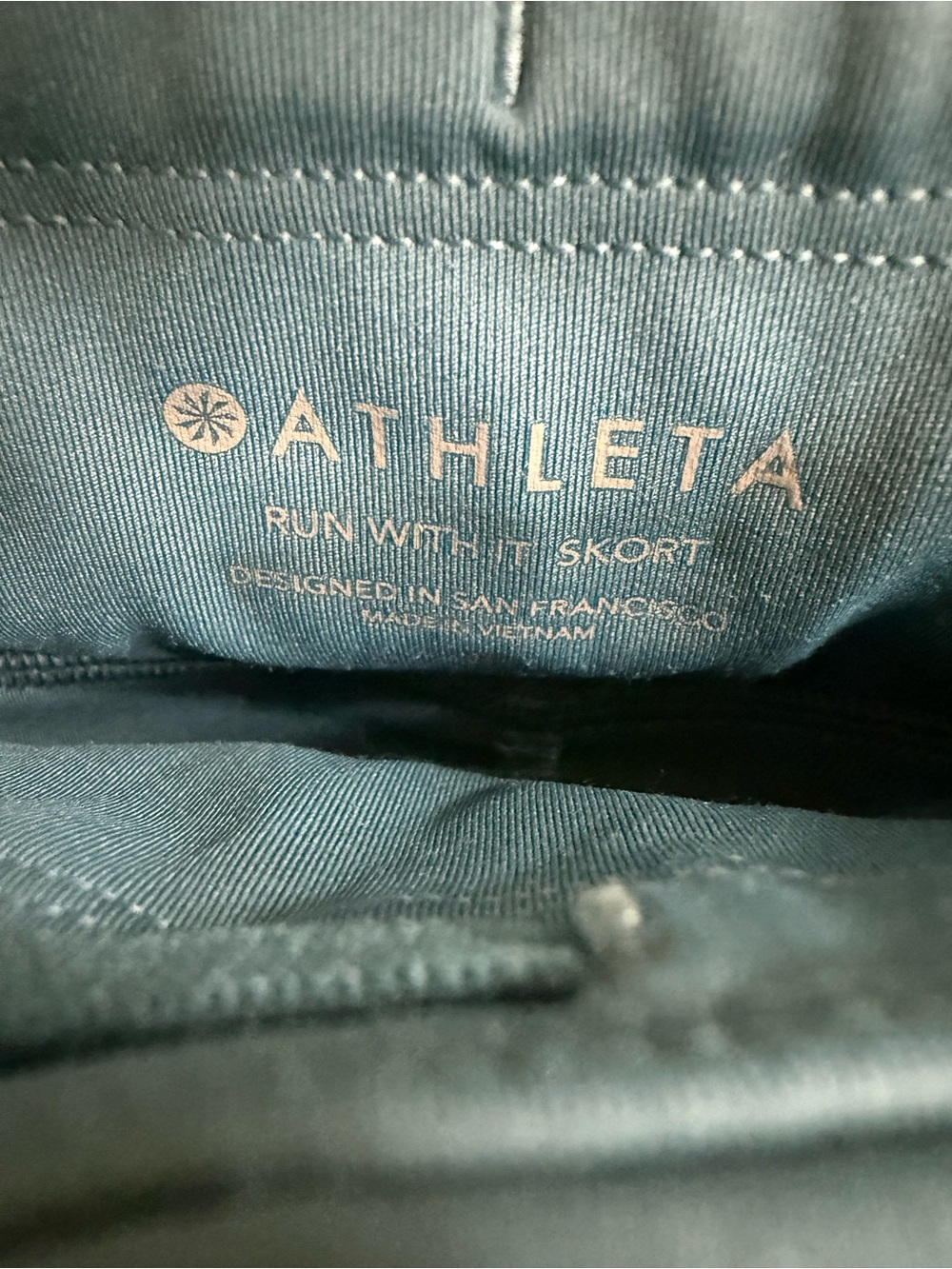 Athleta Teal Blue, ‘Run with it Skort’ - Picture 3 of 15